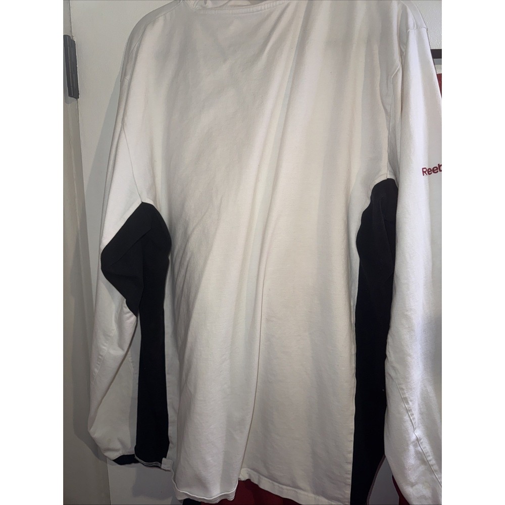 Vtg Y2K Reebok NFL 49ers Sz XL Track Pant & Mock Neck Top Red Black Spellout - Picture 8 of 16